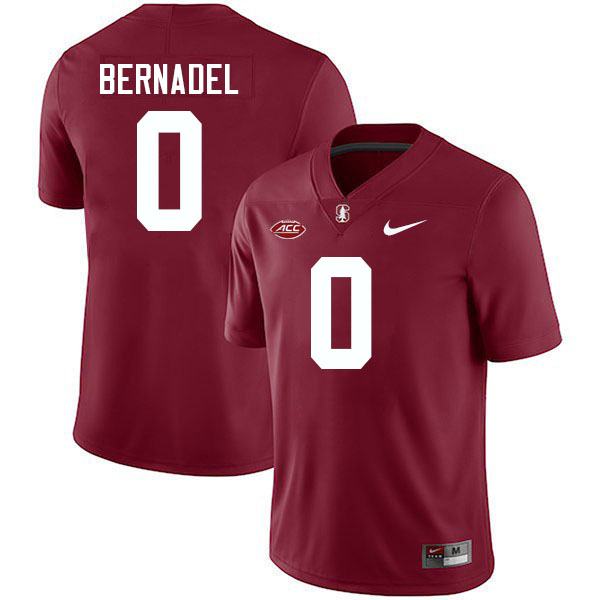 Gaethan Bernadel Stanford Jersey,Stanford Cardinal #0 Gaethan Bernadel Football Jersey-Cardinal